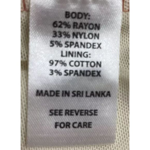 Spartina 449 Maren Pull-On Pants Womens XL Mid Rise Boho Paisley Stretch Casual - Picture 8 of 11